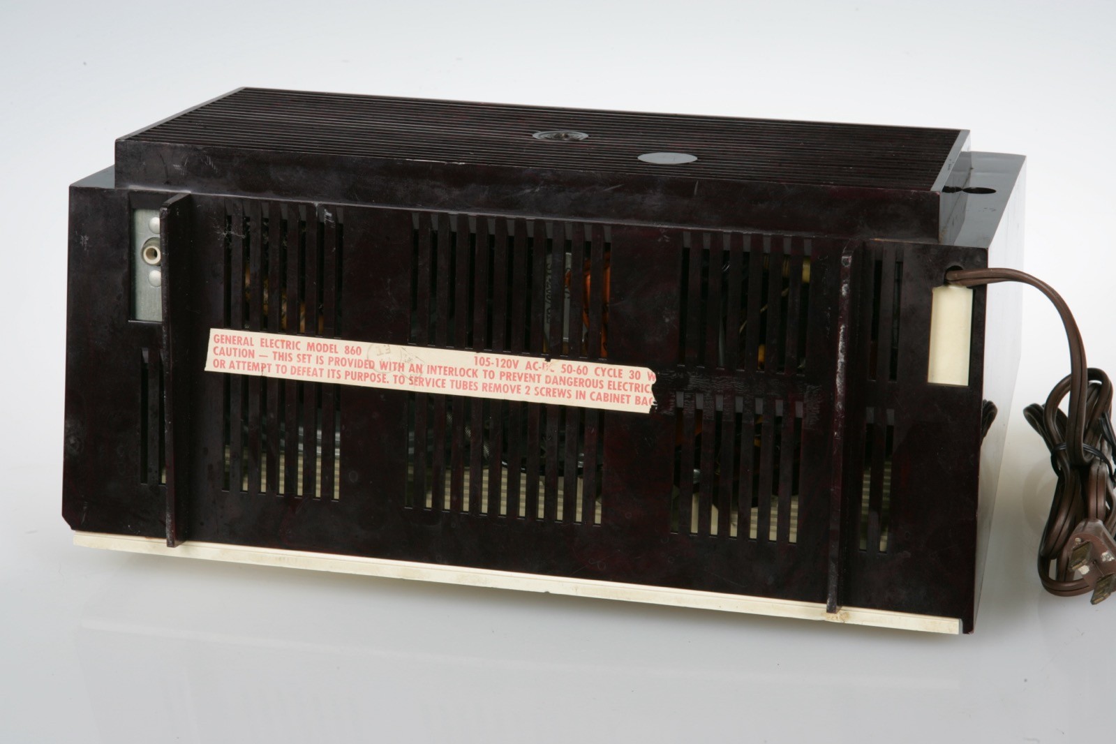 1957 GE Atomic Dial Beam Tube Radio "Leave It To Beaver" Model 860 WORKS Great!