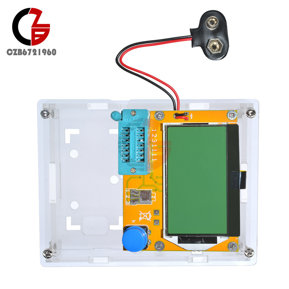 Clear Acrylic Case Shell Housing DIY for LCR-T4 Transistor Tester Capacitance