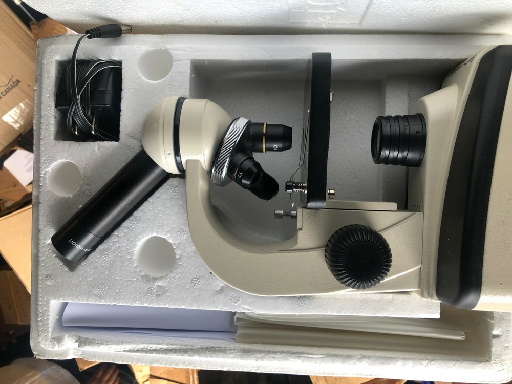Ken-a-Vision Digital Monocular Microscope Model T-1201C USB 3 Lens Head OPEN BOX