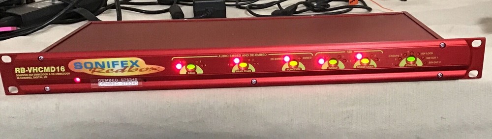 SONIFEX REDBOX RB-VHCMD16 Embedded & De Embedder 3G/HD/SD - SDI