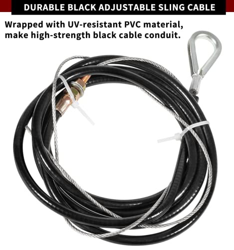 RV Brake Systems for Flat Towing, Ready Break Extra Cable Black Cables Kit