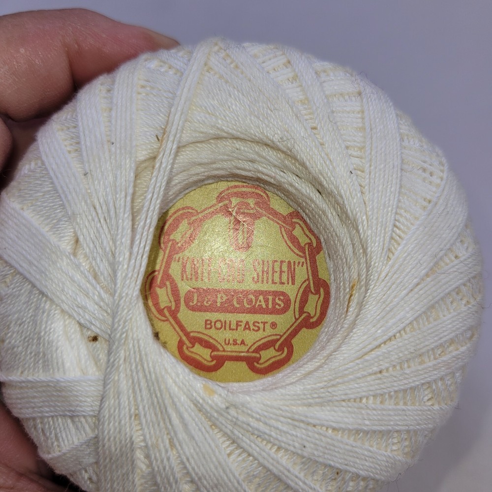 crochet thread lot