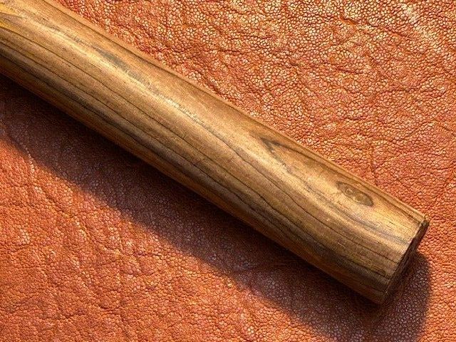 TNT Over Sized Full Splice Pool Cue Blank. Cocobolo into Roasted Maple #2