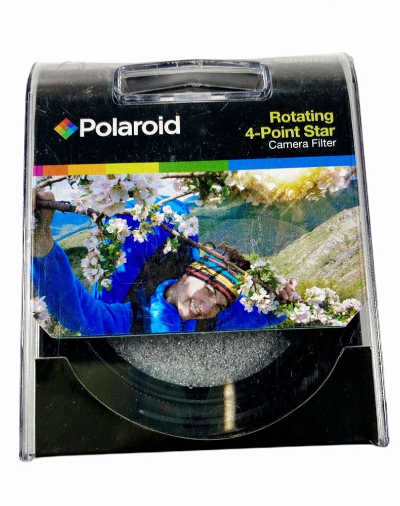 Polaroid Rotating 4-Point Star Camera Filter 55mm Black