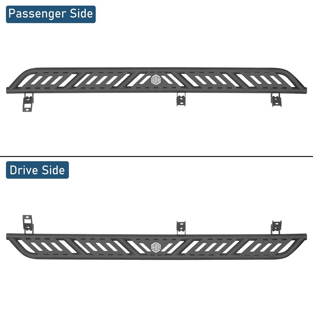 Steel Nerf Side Step Bars Running Board 2Pcs Fit Toyota Tundra 07-21 Crewmax