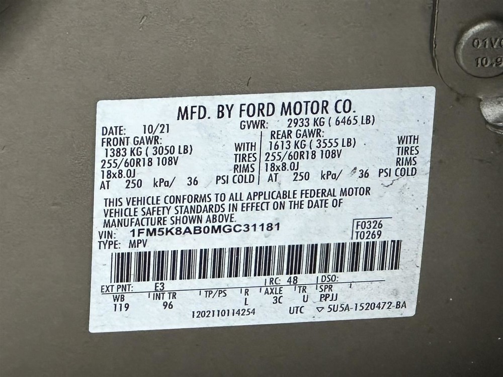 Camera/Projector Camera Windshield Mounted Fits 20-24 AVIATOR 2710872