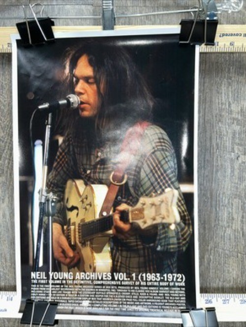 Neil Young "Neil Young Archives, Vol. 1 (1963 - 1972)" 2009 Store Poster