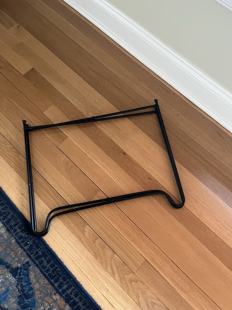 Moroccan/ Asian Oriental Embossed Table. Folding Metal Bottom