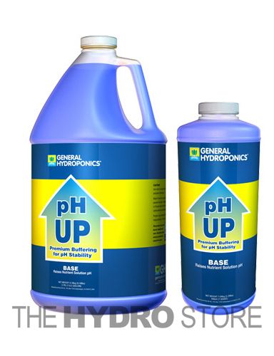General Hydroponics pH Up 32oz Quart / 1 Gallon - buffer gh adjuster hydroponic