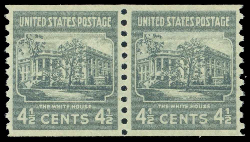 #844 MNH Pair PSE Graded 90, PSE Cert. # 01349531