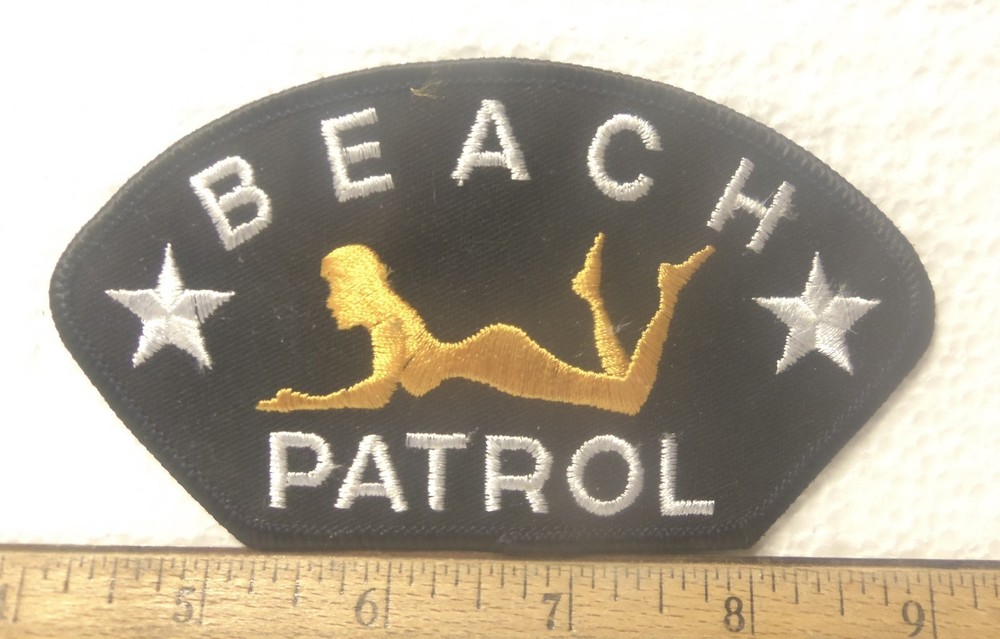 Beach Patrol Embroidered Patch