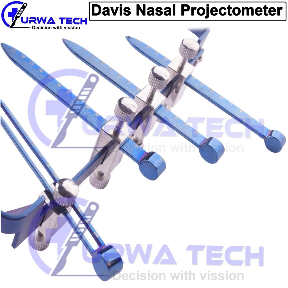 Davis Nasal Projectometer Rhinoplasty Measuring Instrument