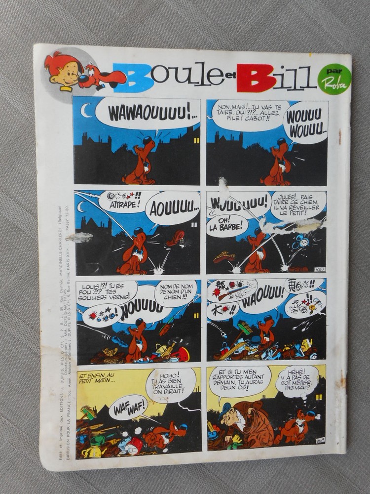 Spirou Weekly No. 1488 Condition Good Without More