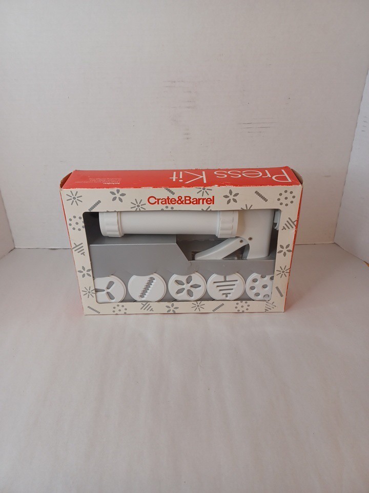 Crate & Barrel Cookie Press Kit