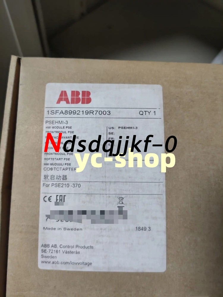 New ABB PSEHMI-3 soft starter Fast Shipping FedEx or DHL