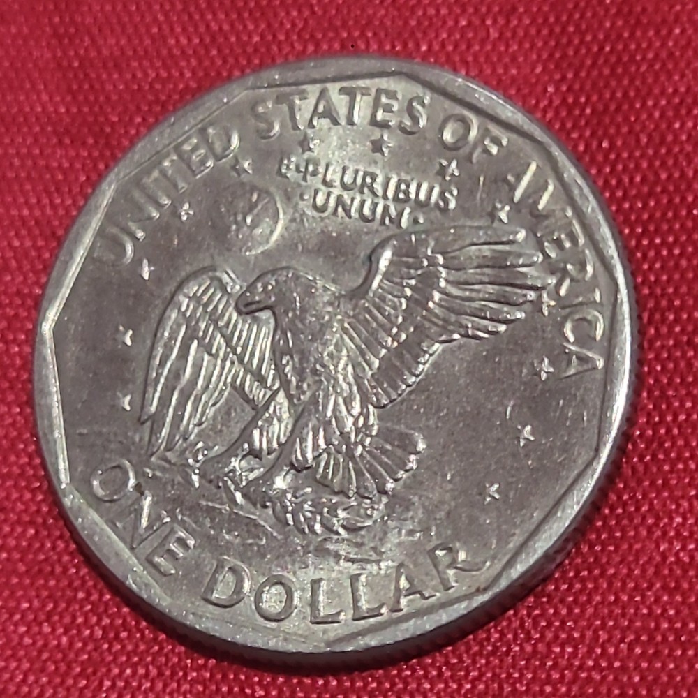 RARE, ERROR 1979 S Susan B. Anthony Dollar Type 1 Filled In Mint Error ‘S’ FG