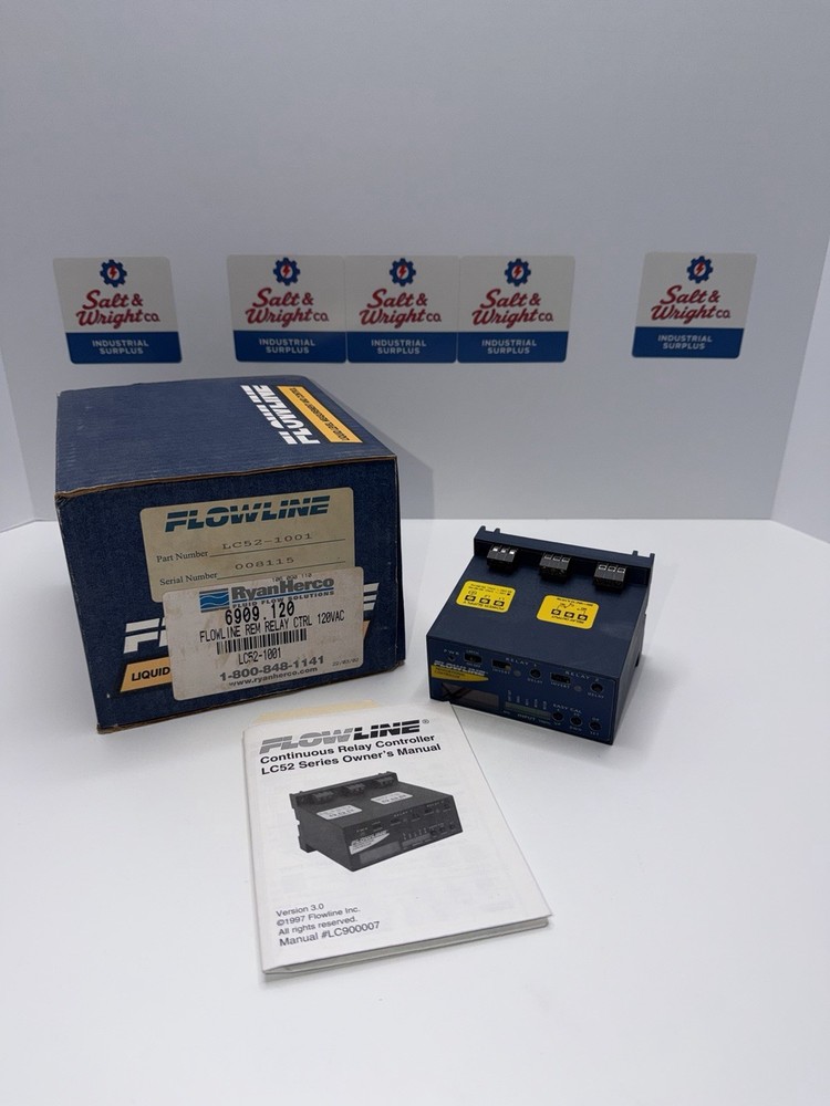 Flowline LC52-1001 Remote Relay Controller 120VAC Ryan Herco New