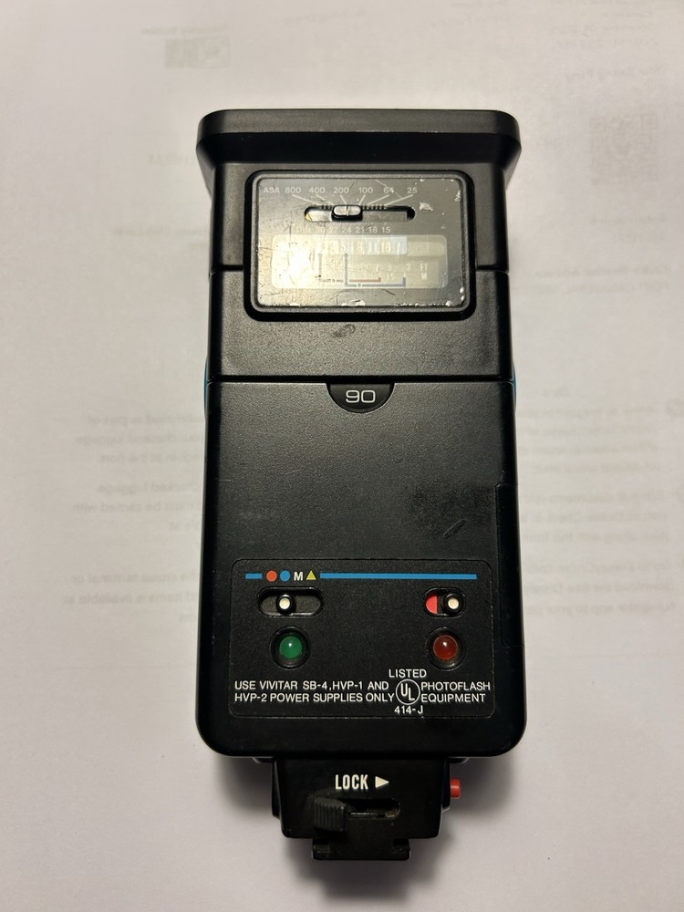 Vivitar Zoom Thyristor 2500 Shoe Mount Flash good condition