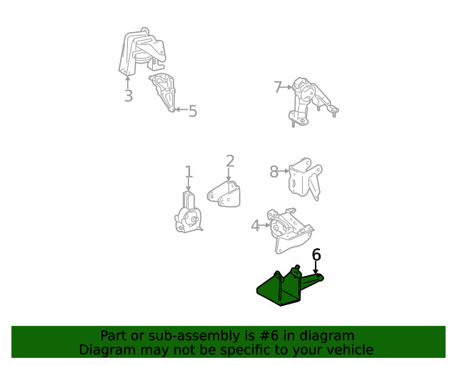 Genuine GM Side Mount Bracket 88972825