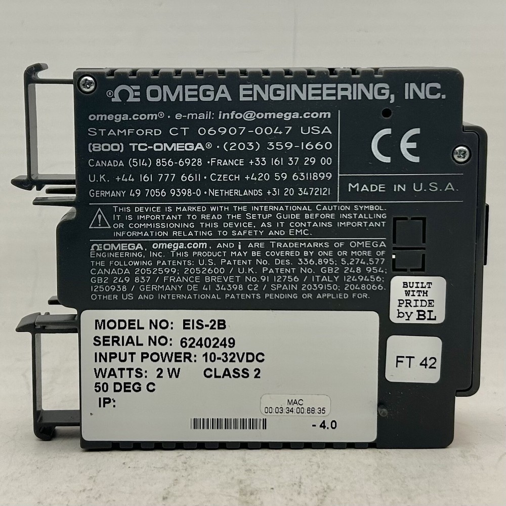 Omega Engineering EIS-2B iServer MicroServer Signal Controller
