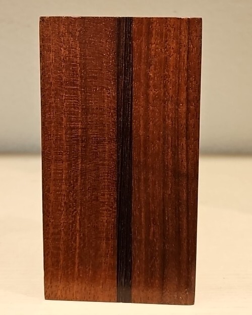 Solid Wood Block Desk Clock - 5.5" X 3"