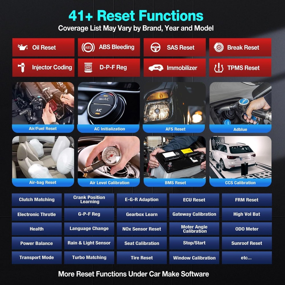 KINGBOLEN K10 10" OBD2 Scanner All System Bidirection Diagnostic Tool ECU Coding