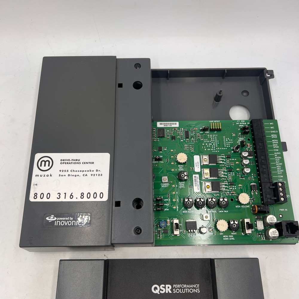 QSR / Inovonics AV420 Drive-Thru Intercom Base Station Controller