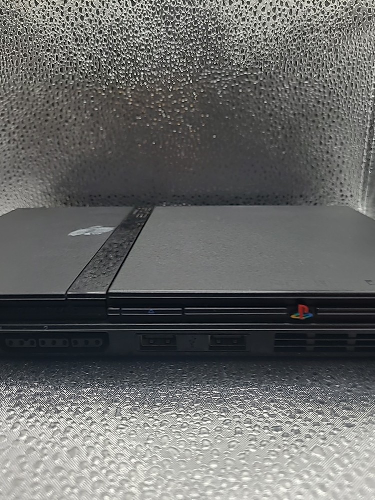 Sony PlayStation 2 PS2 Slim Console SCPH-79001 Black Tested Working + Controller