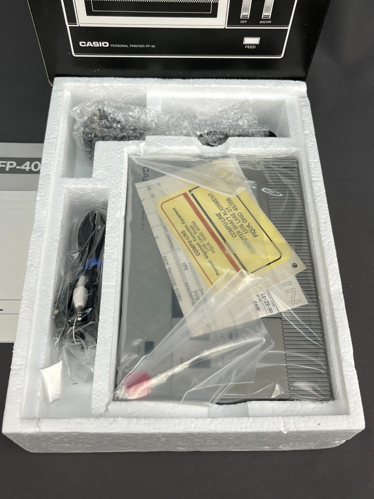 NEW/\NOS CASIO FP-40 Character Printer Pocket Computers - Cassette Interface