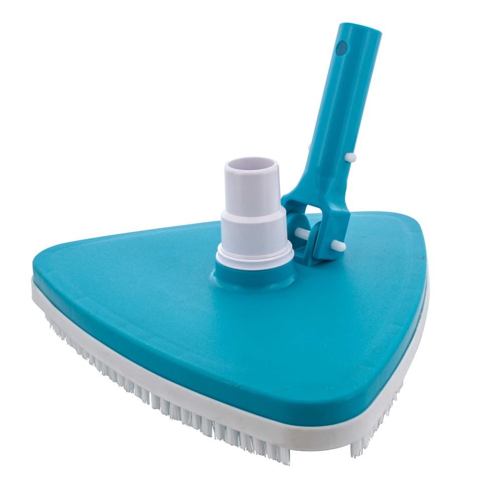 Weighted Triangular Pool Vacuum Head, Swivel Connection, Above Ground, Inground