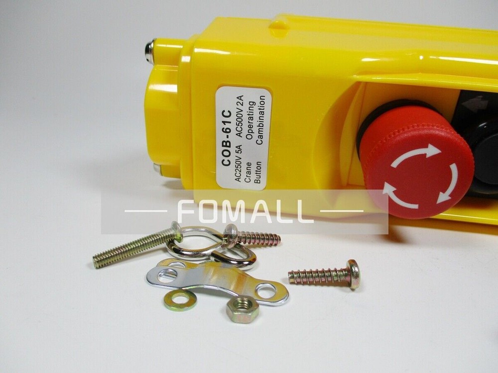 1Pcs New COB-61C COB Crane Hoist Control Button switch Single speed