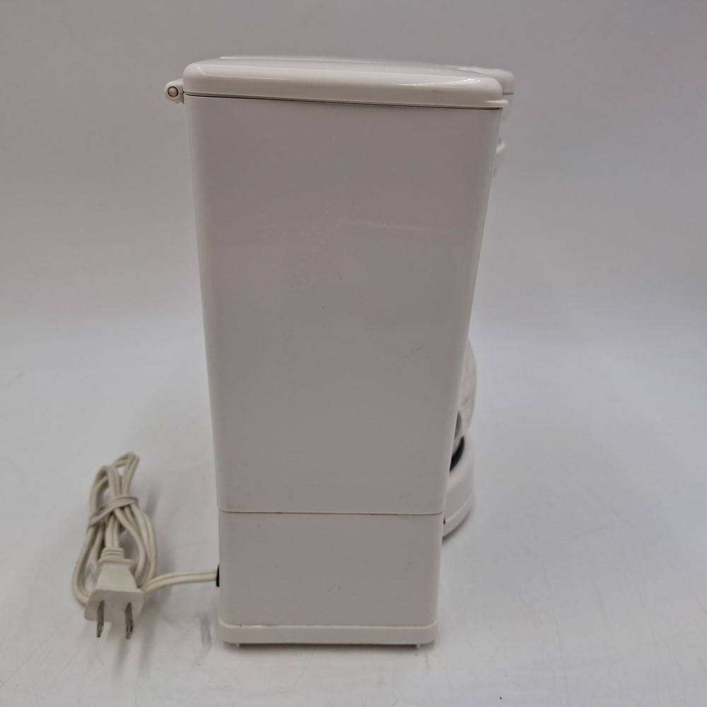Melitta Gevalia Kaffe WHITE 4-Cup Coffee Maker - BCM-4C Tested Working