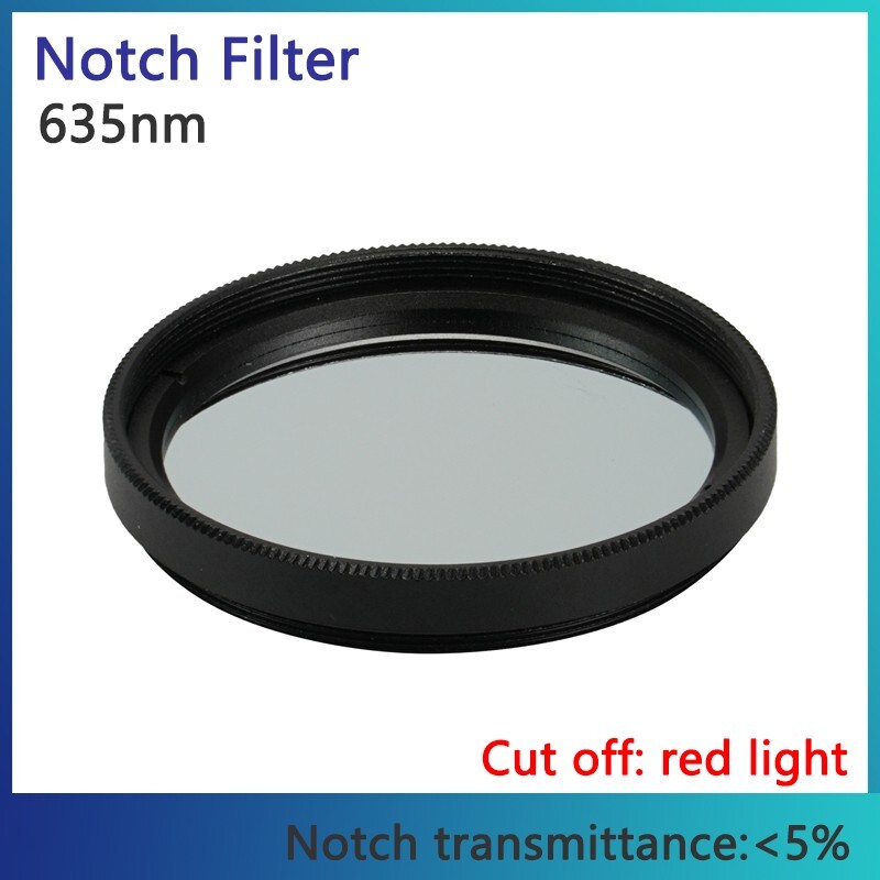 Notch Filter 635nm negative filter red light cut off