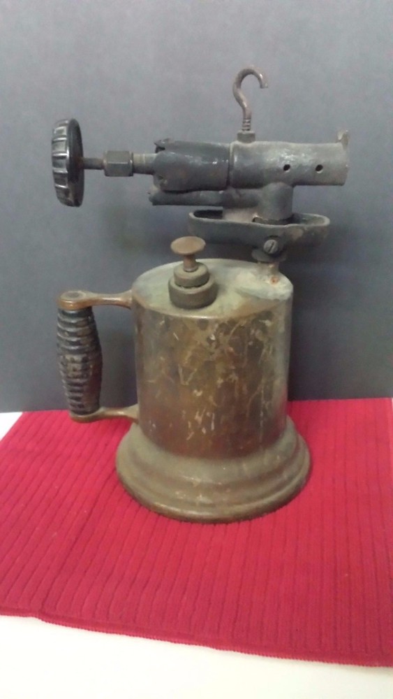 Antique brass blow torch