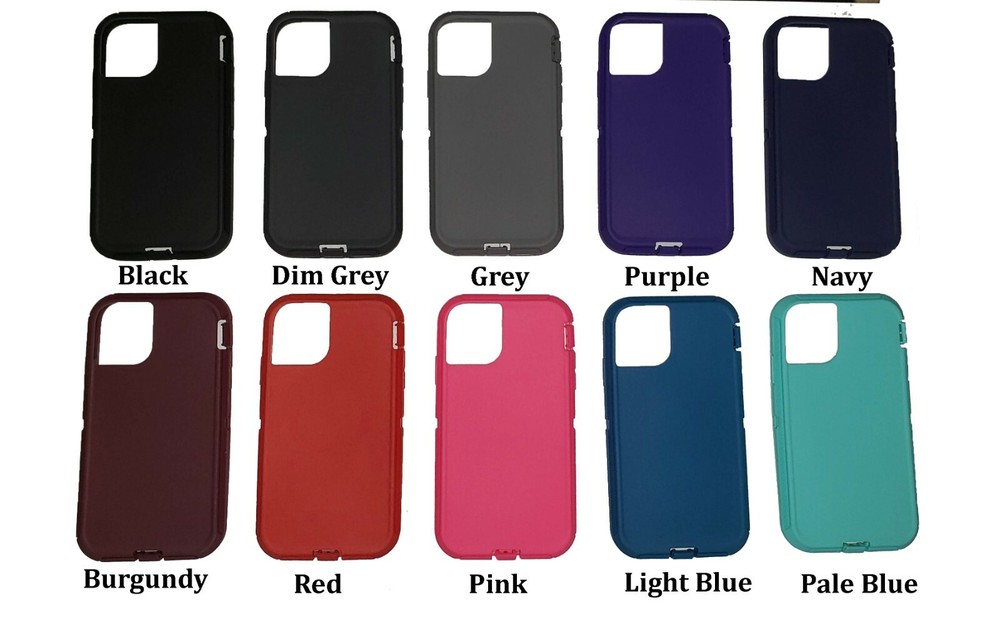 iPhone 11/Max/Pro Replacement For OtterBox Defender Case Rubber Silicone Skin