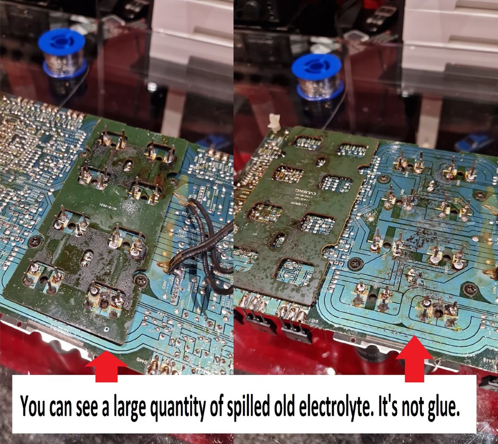 Dynamic-Range Expander DBX 3BX III Repair KIT - all capacitors