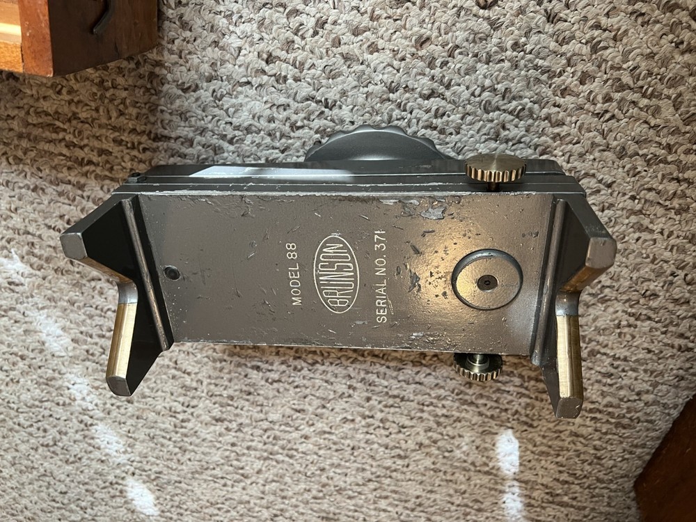 Brunson Instruments Model 88 Alignment Scope Tilt Mounting Base