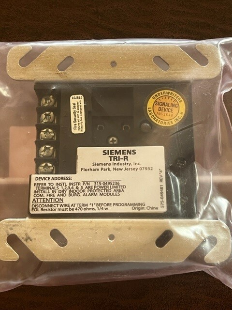 SIEMENS TRI-R RELAY MODULE (150+ AVAIL.) "NO PEN MARKS" PLASTIC OR METAL HOUSING