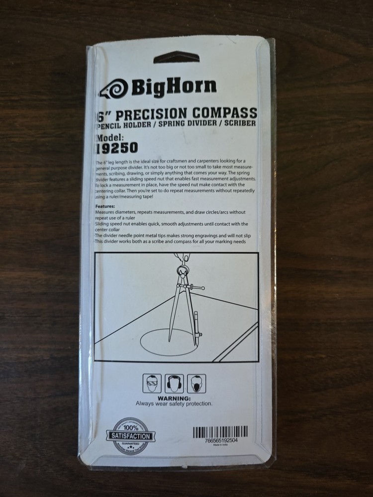Big Horn 6" Precision Compass Pencil Holder Model 19250