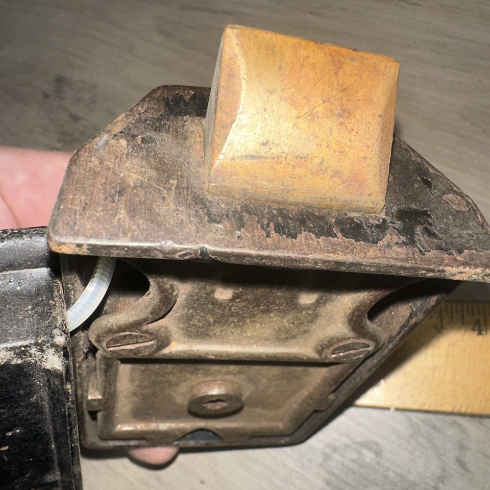 Antique Corbin Deadbolt Latch Surface Mount Working