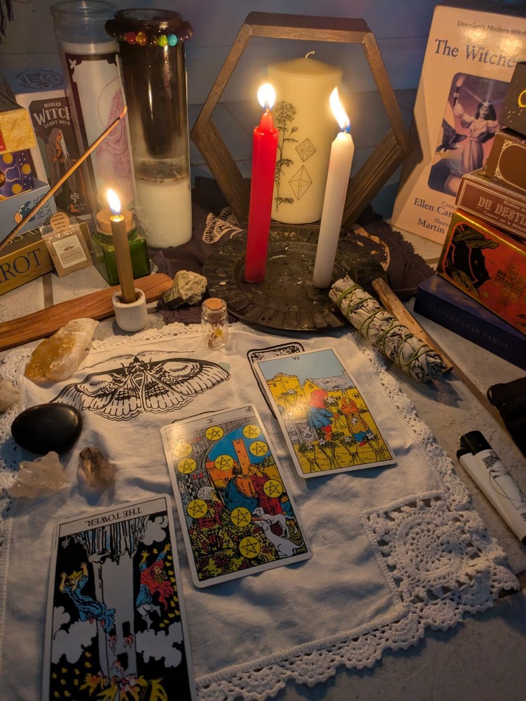 Self Love Spell & 3 Card Tarot Pull - Quick Turnaround