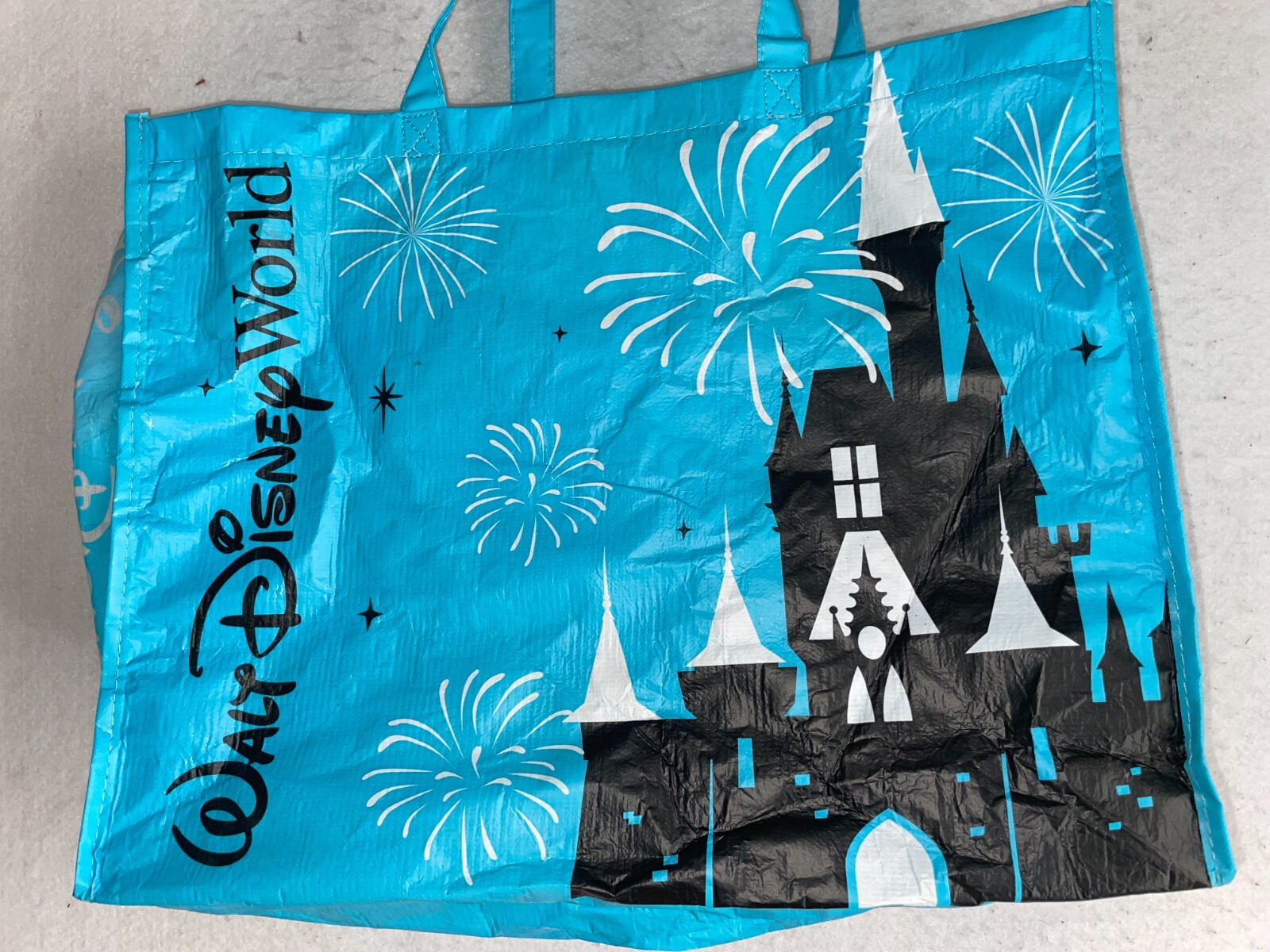 Walt Disney World Resort Parks Reusable Shopper Tote Bag CINDERELLA CASTLE