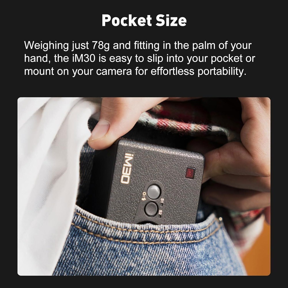 US Godox iM30 Mini Universal On-Camera Flash Light Speedlite CTT Lighting Flash