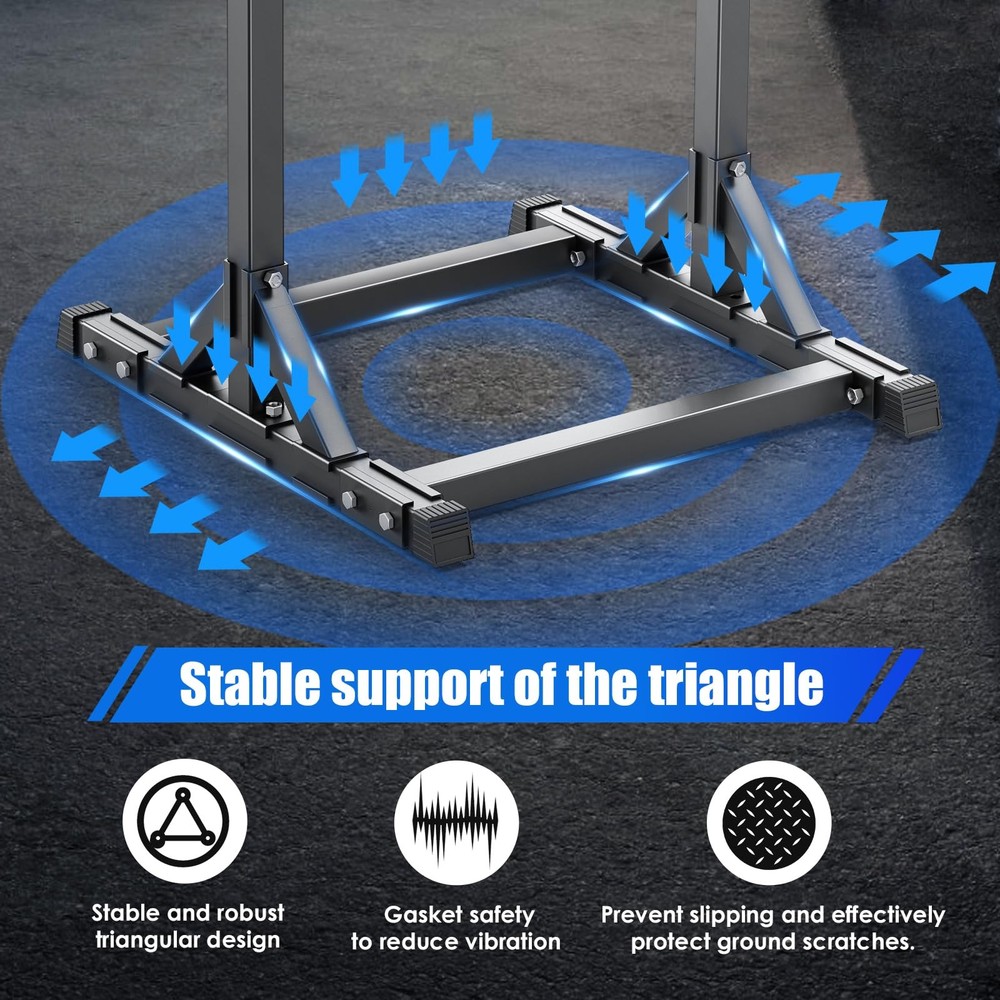 Pull Up Station,Power Tower Adjustable Pull Up Bar Free Standing, Pull Up Bar...