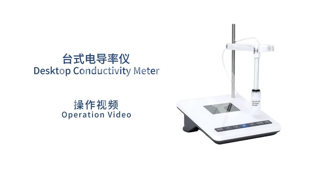 Lab Benchtop Conductivity Tester with Simple Bracket Conductivity Solutions