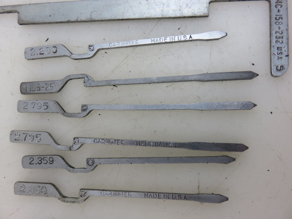 Kent-Moore Snap-On & More Carburetor Float Level Gauge Adjustment Tool Set 20pc