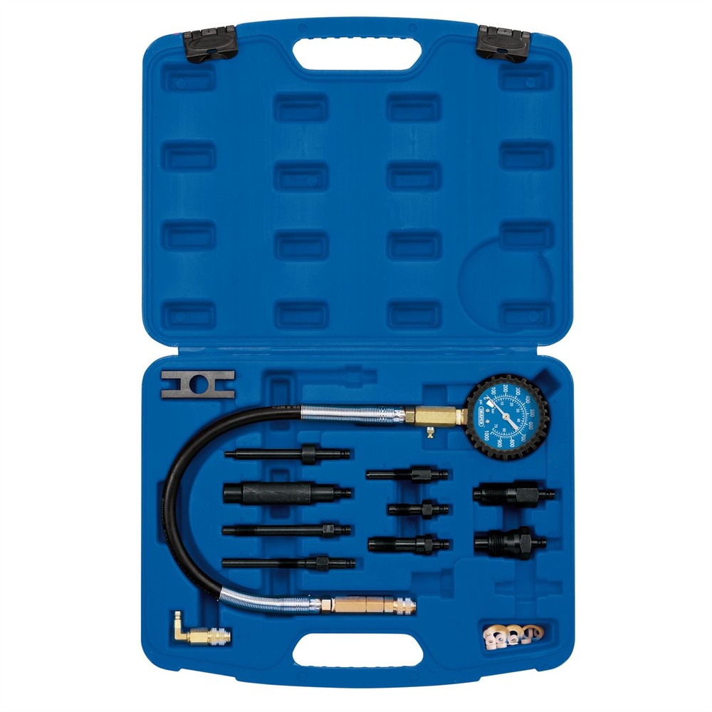 Draper 35878 Diesel Compression Test Kit 12 Piece