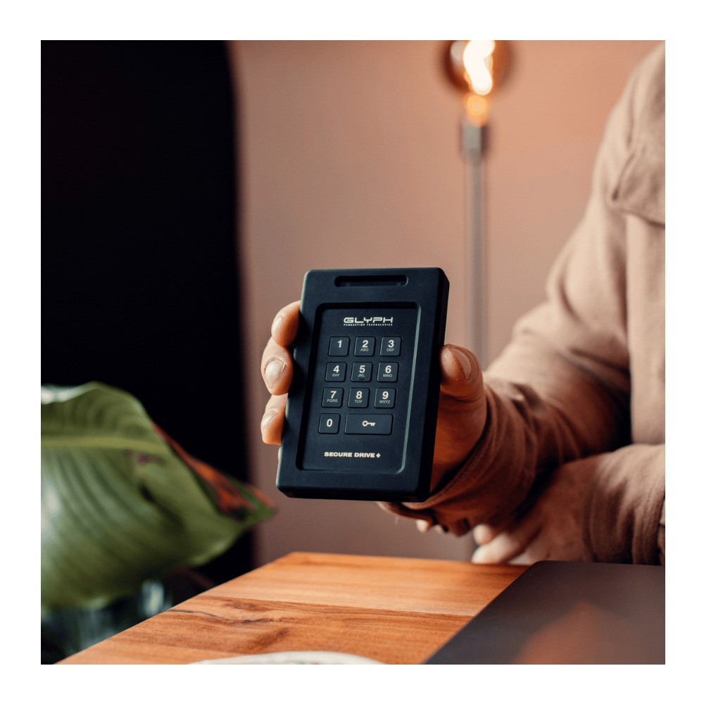 Glyph SecureDrive Plus Encrypted 1TB Solid State Drive with Keypad