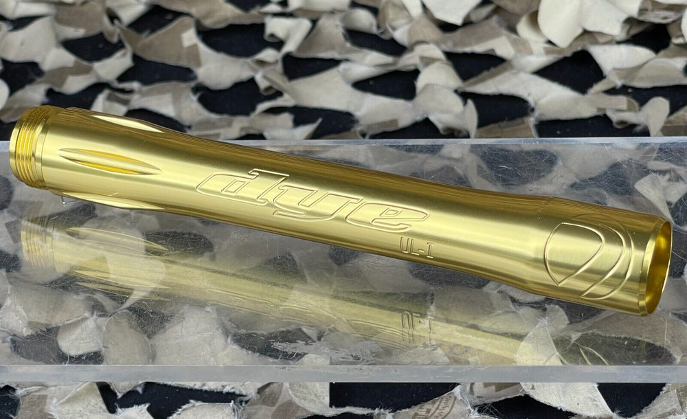 NEW Dye UL-I Barrel Back - Autococker Threaded - Polished Gold