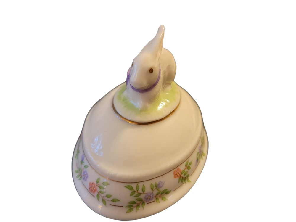 Lenox 1994 The Rabbit Easter Egg Trinket Covered Dish Replacement LID ONLY